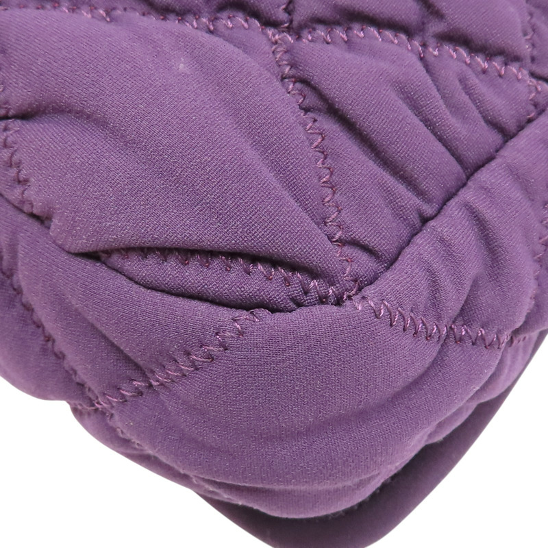 紫色 尼龍 肩背包 銀釦【CHANEL 香奈兒】 A47963-13