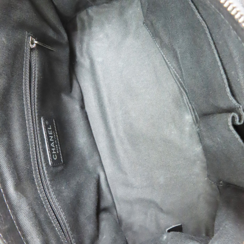 黑色 馬毛 牛皮飾邊 肩背包【CHANEL 香奈兒】-4