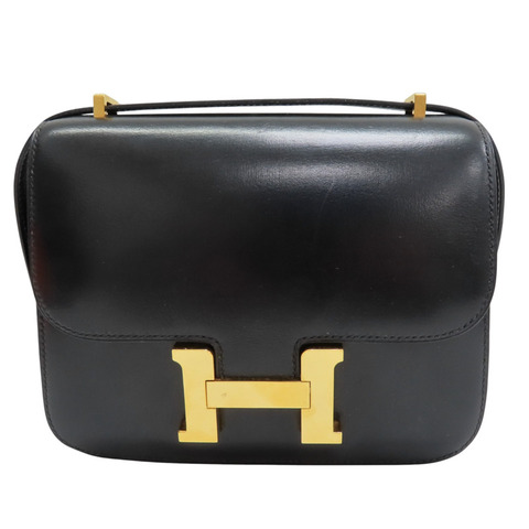 黑色 BOX牛皮 Constance 19 肩背包 ○W刻【HERMES 愛馬仕】