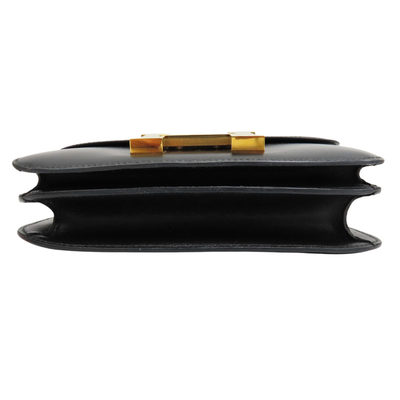 黑色 BOX牛皮 Constance 19 肩背包 ○W刻【HERMES 愛馬仕】-3