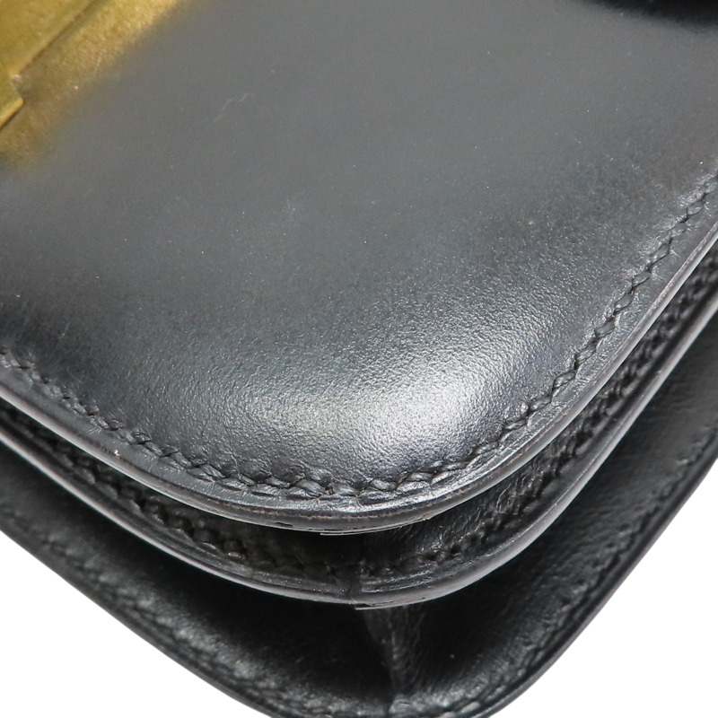 黑色 BOX牛皮 Constance 19 肩背包 ○W刻【HERMES 愛馬仕】-10