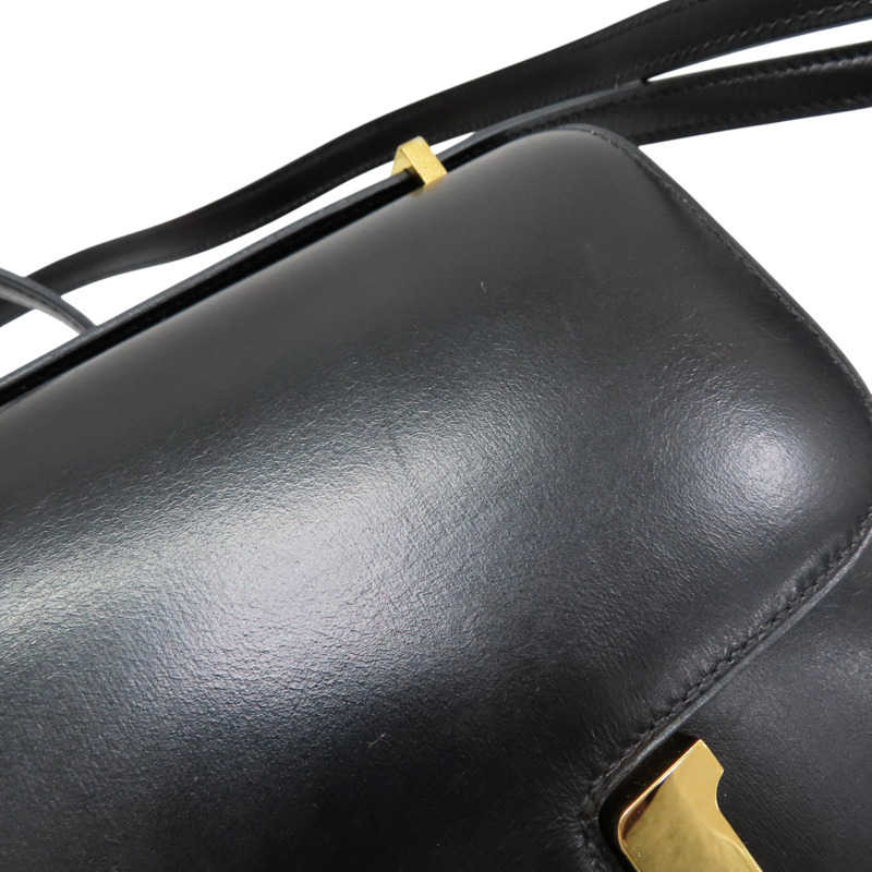 黑色 BOX牛皮 Constance 19 肩背包 ○W刻【HERMES 愛馬仕】-13