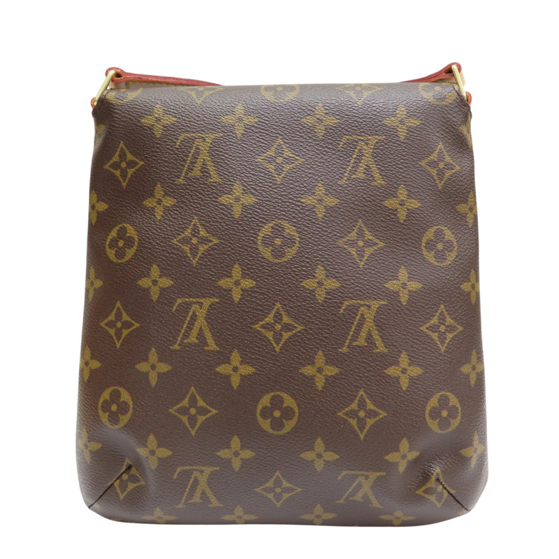棕色 原花 帆布 Musette Salsa 肩背包【LOUIS VUITTON LV 路易威登】 M51258-1