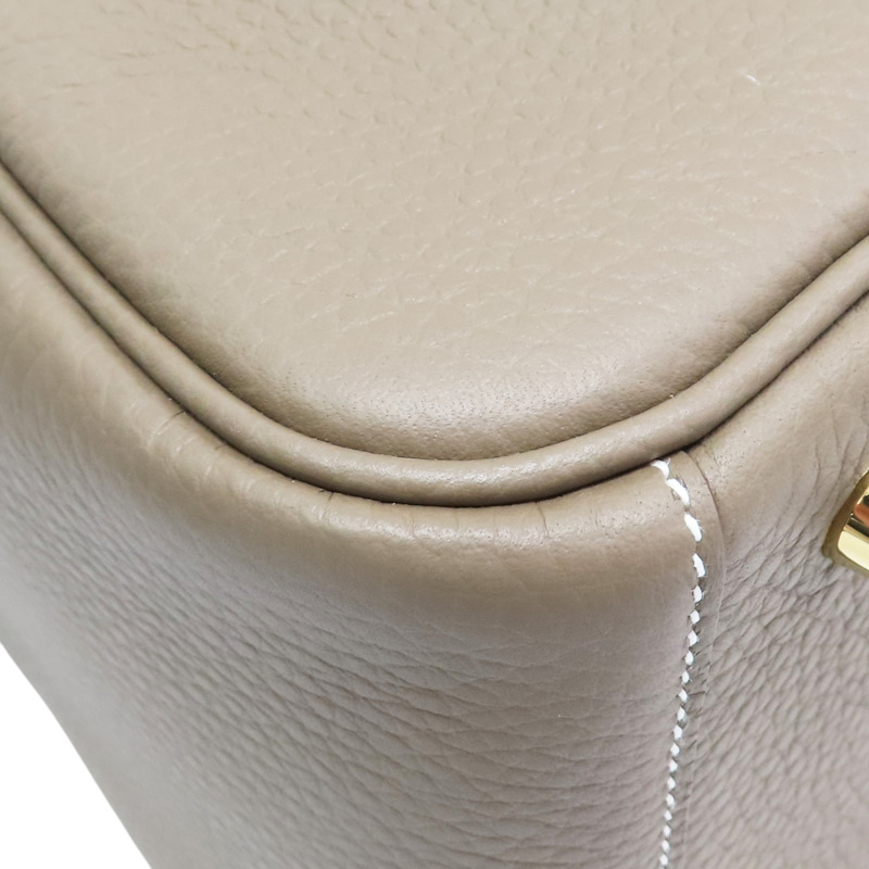 大象灰 TOGO牛皮 Lindy 26 肩背包 金釦 W刻【HERMES 愛馬仕】 H073428CK-8