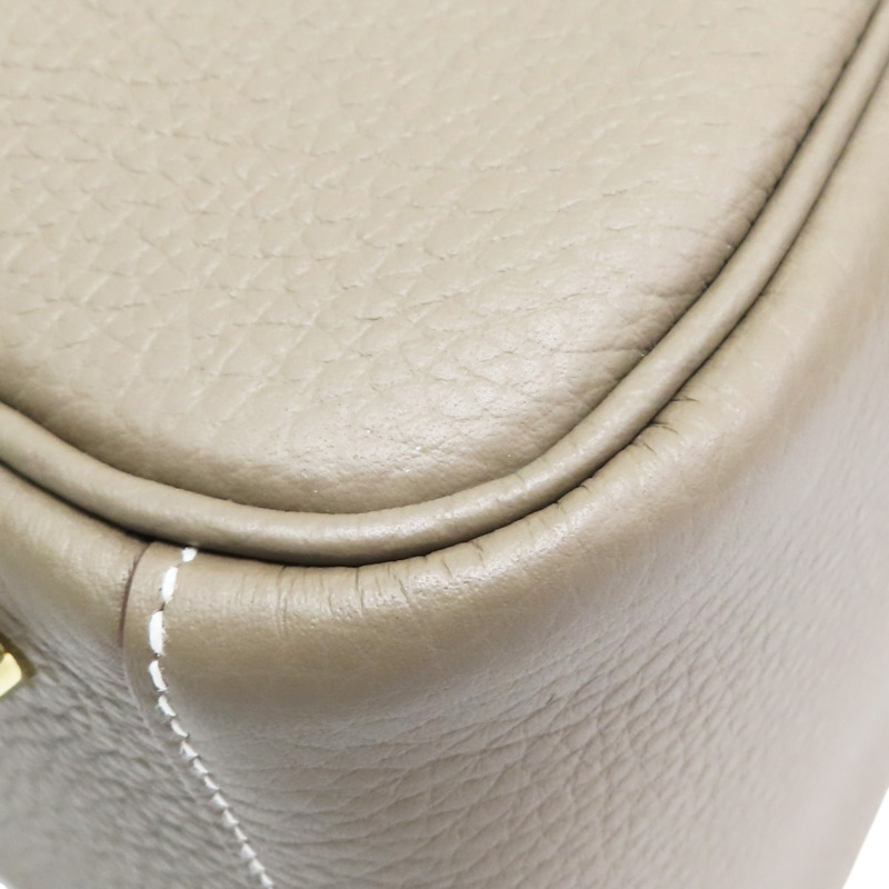 大象灰 TOGO牛皮 Lindy 26 肩背包 金釦 W刻【HERMES 愛馬仕】 H073428CK-9