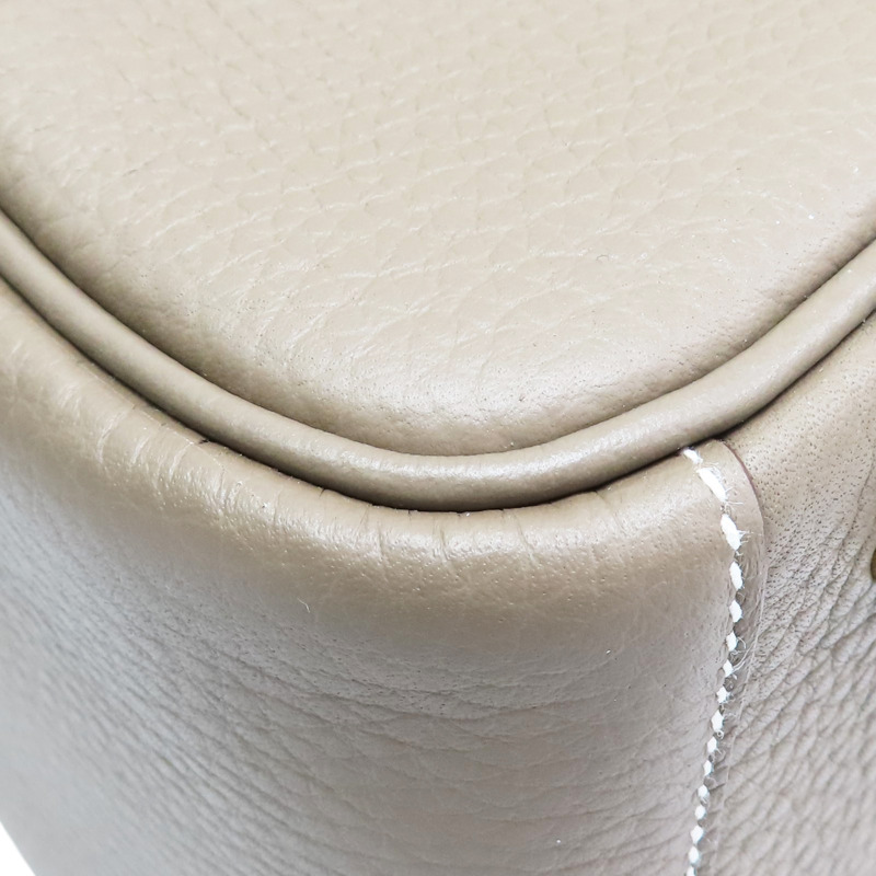 大象灰 TOGO牛皮 Lindy 26 肩背包 金釦 W刻【HERMES 愛馬仕】 H073428CK-10