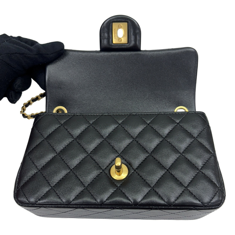 黑色 羊皮 COCO 20金球肩包 【CHANEL 香奈兒】 AS1787-4