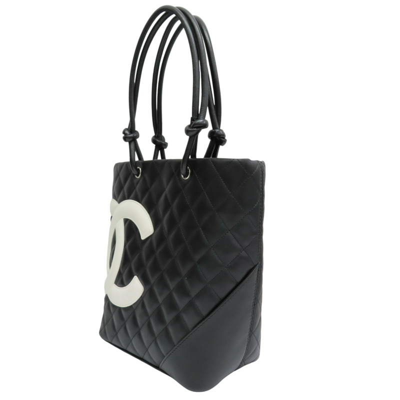 黑色 牛皮 康朋包 肩背包 (無卡)【CHANEL 香奈兒】 A25167-2