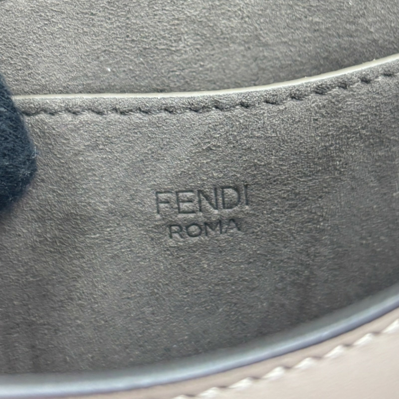 咖灰色 牛皮 C'mon Small 肩背包 【FENDI 芬迪】 8BS082-7