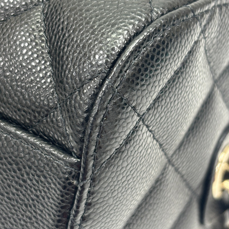 黑色 小牛皮 25P 圓筒包 【CHANEL 香奈兒】 AP4474-10