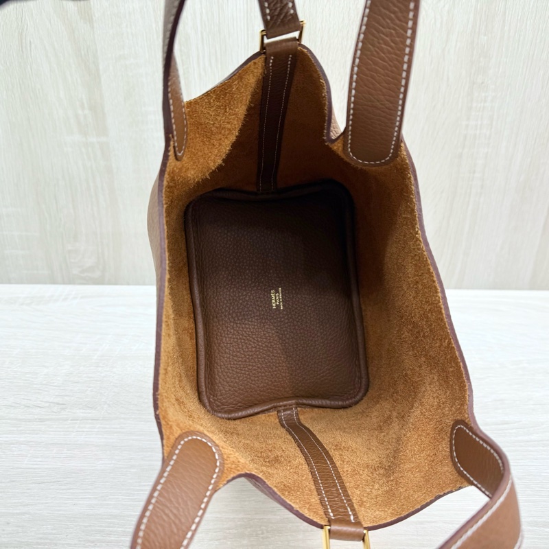 Hermes 37GOLD金棕T/C皮picotin18cm/H056289-7