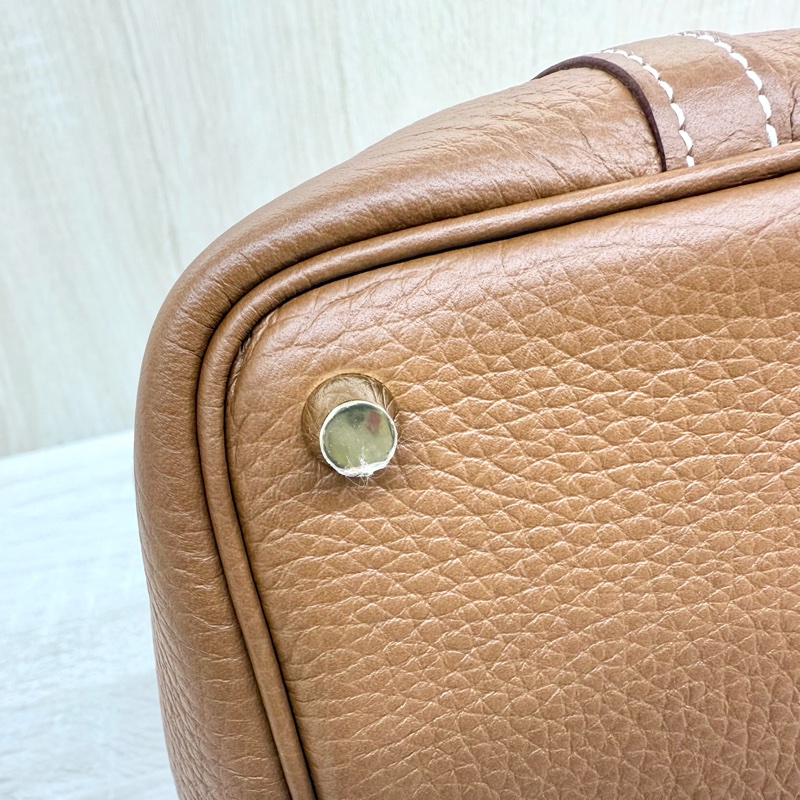 Hermes 37GOLD金棕T/C皮picotin18cm/H056289-9