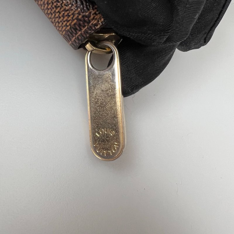 LV N60046  棕 棋盤格ㄇ拉長夾-10