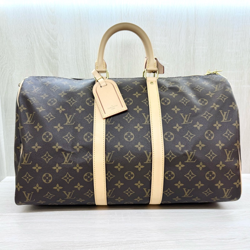 LV原花Keepall45旅行袋M41418-0