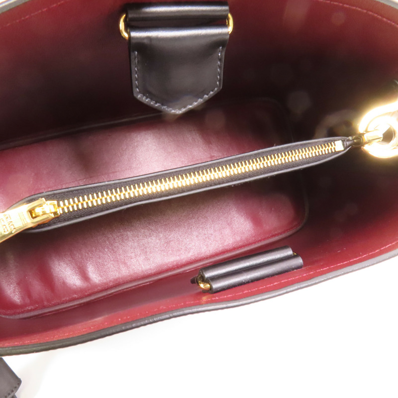 PRADA Saffiano皮革Shoulder Bag金扣手挽肩背兩用袋-8