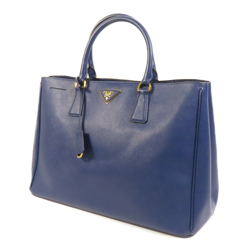 PRADA Saffiano皮革Tote Bag金扣手挽袋-2