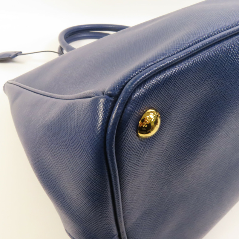 PRADA Saffiano皮革Tote Bag金扣手挽袋-11