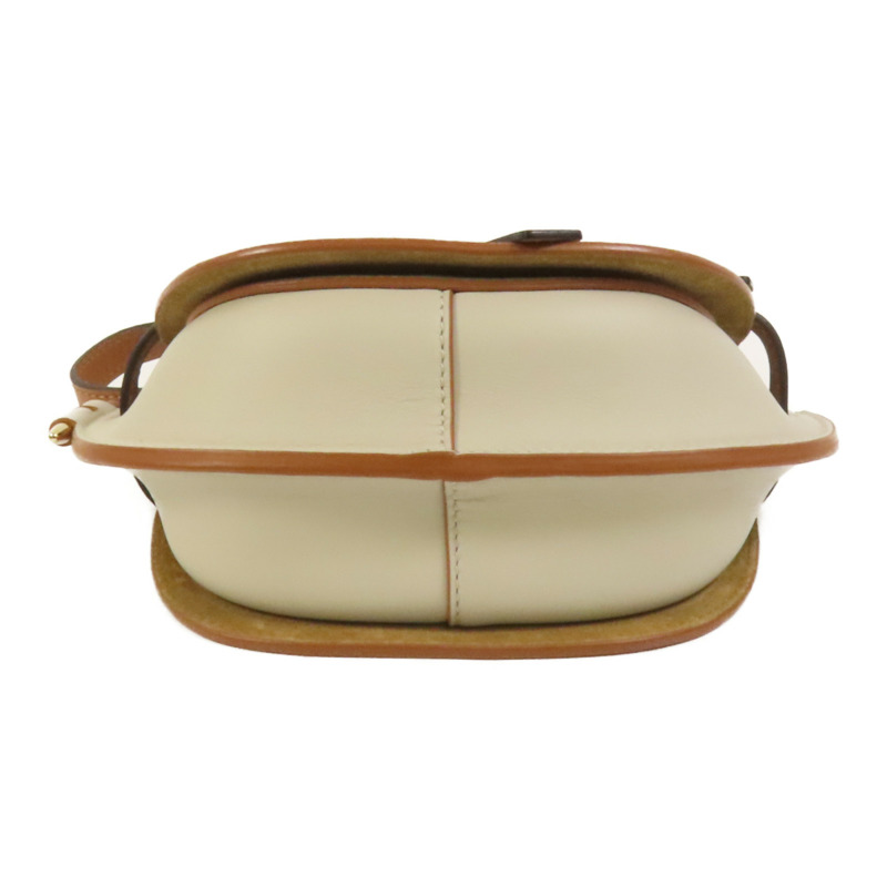 LOEWE 牛皮皮革Mini Gate金扣肩背袋-3