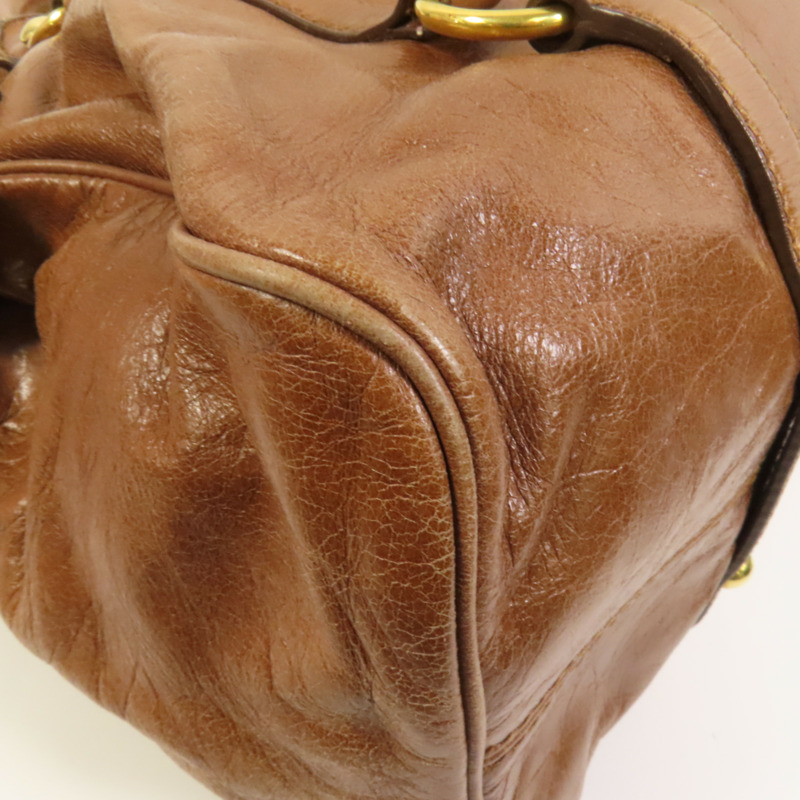 Miu Miu 牛皮皮革2 Way Shoulder金扣手挽肩背兩用袋-13