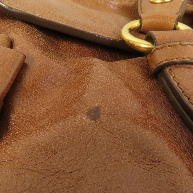 Miu Miu 牛皮皮革2 Way Shoulder金扣手挽肩背兩用袋-17