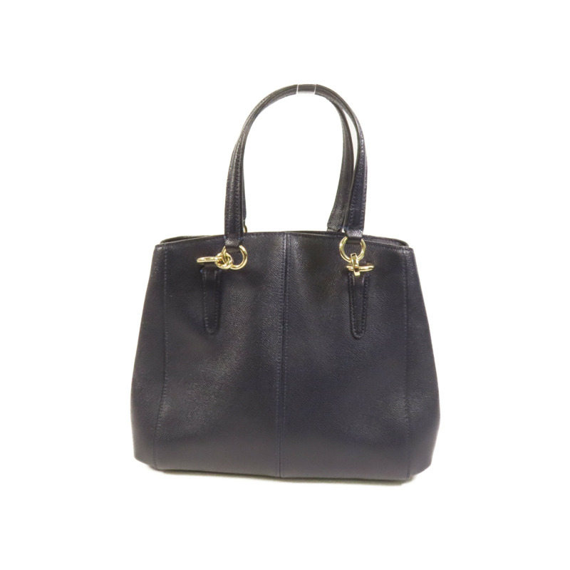 COACH 牛皮皮革2 Way Shoulder金扣手挽肩背兩用袋-1