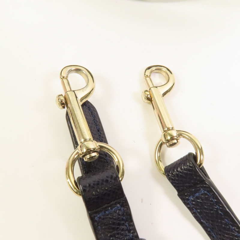 COACH 牛皮皮革2 Way Shoulder金扣手挽肩背兩用袋-5