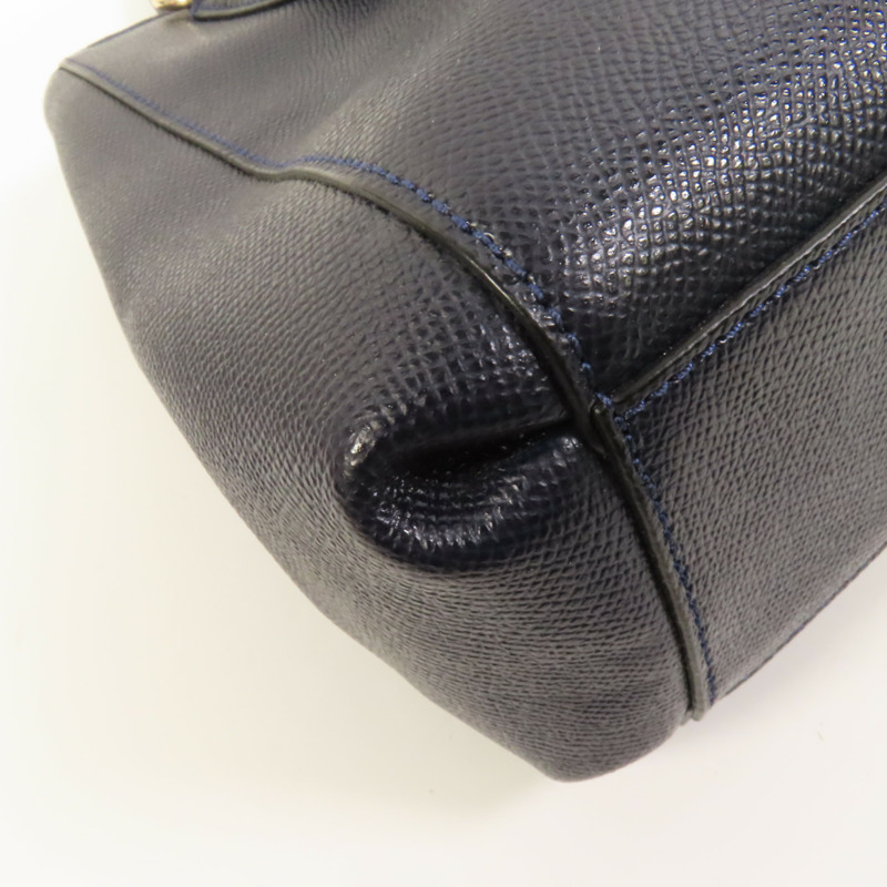 COACH 牛皮皮革2 Way Shoulder金扣手挽肩背兩用袋-11