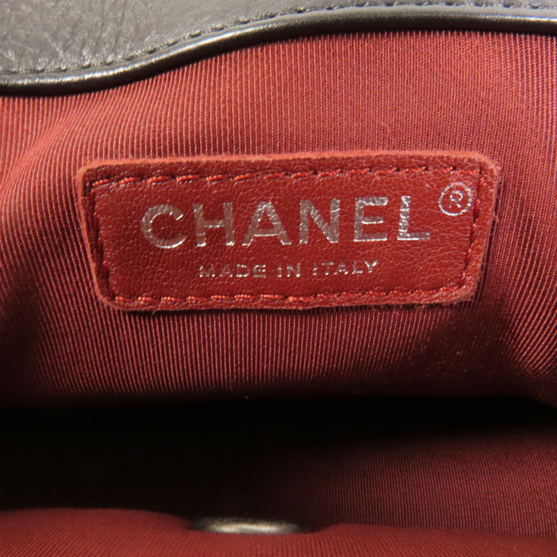 CHANEL 牛皮皮革2 Way Shoulder銀扣手挽肩背兩用袋-8