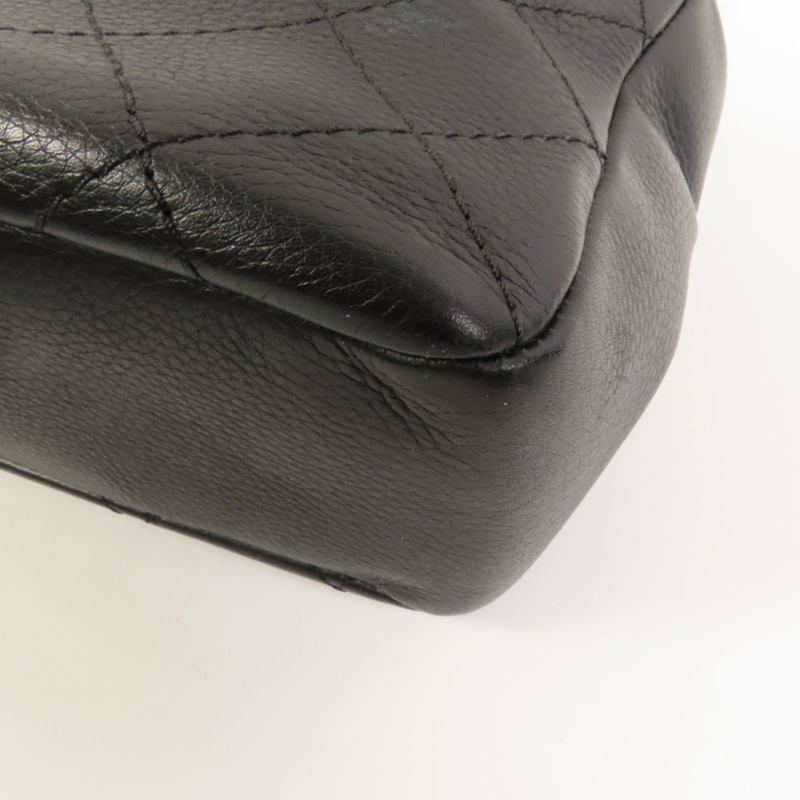 CHANEL 牛皮皮革2 Way Shoulder銀扣手挽肩背兩用袋-13