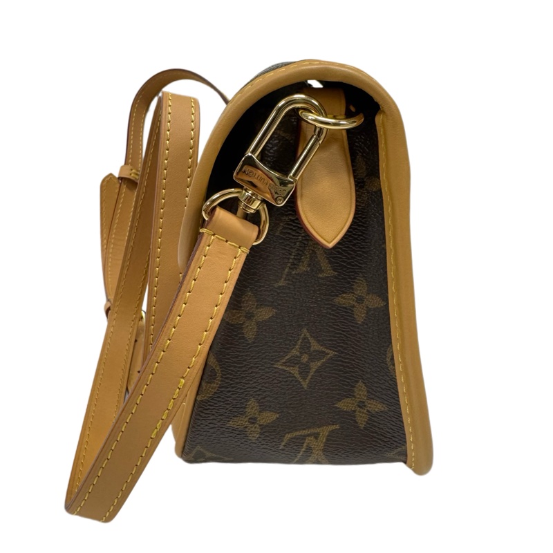 LOUIS VUITTON 路易威登 Diane 法棍 單肩包 斜背包 女款 小號 塗層帆布 老花色-2