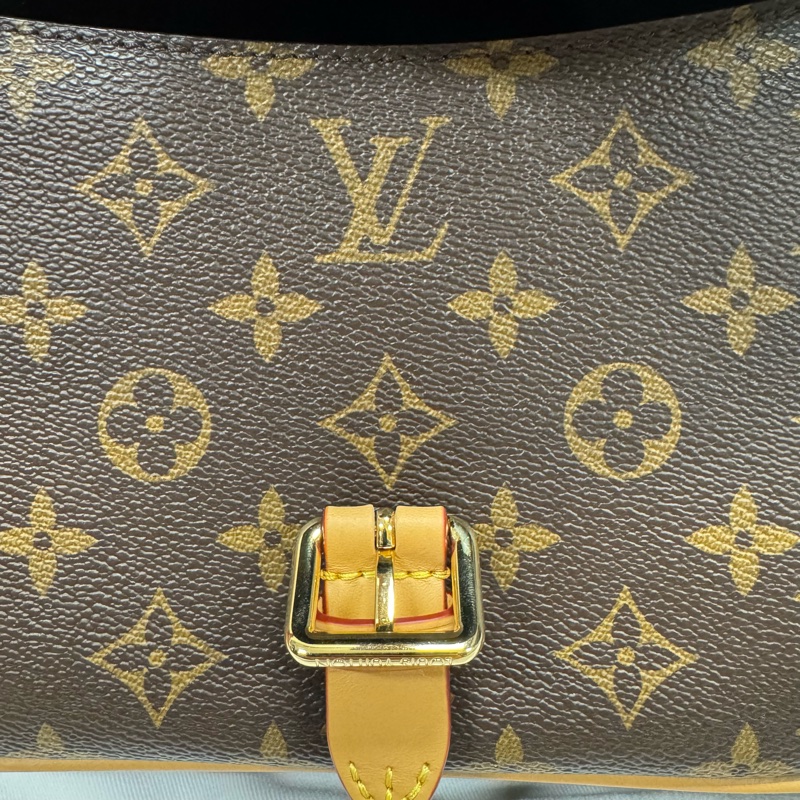 LOUIS VUITTON 路易威登 Diane 法棍 單肩包 斜背包 女款 小號 塗層帆布 老花色-10