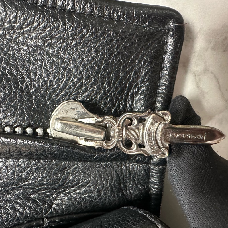 Chrome Hearts 克罗心黑色皮衣爱马仕内衬-7