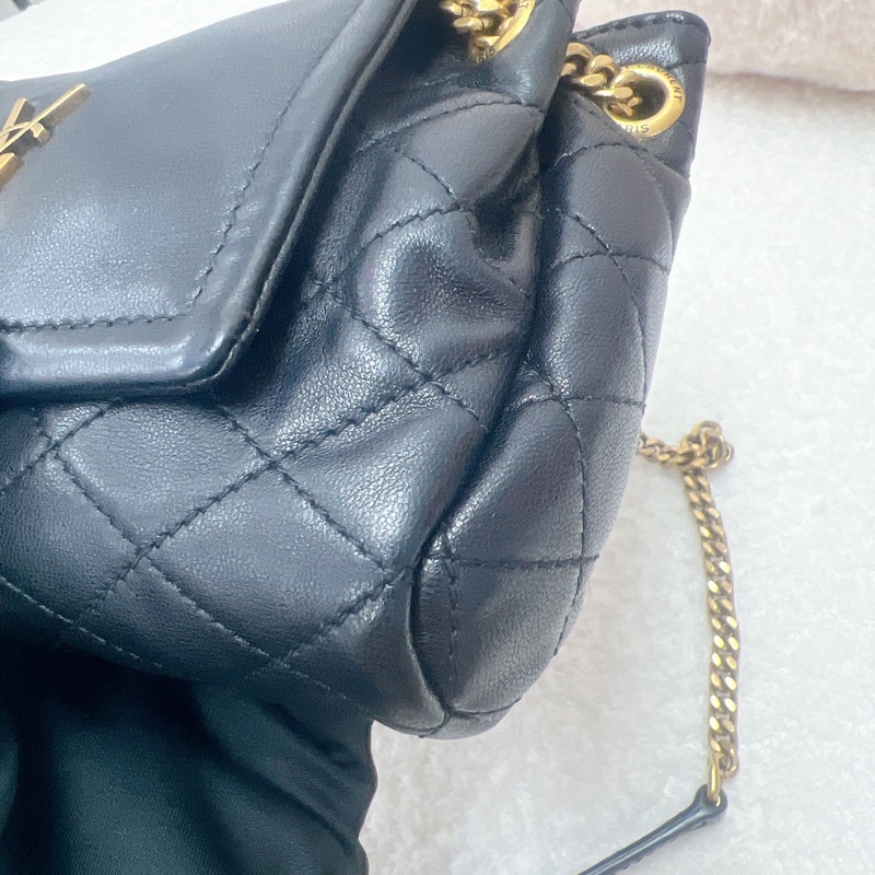 YSL nolita mini 黑金斜挎包-3