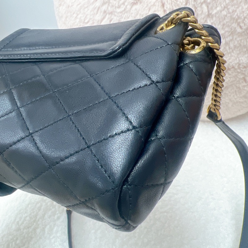 YSL nolita mini 黑金斜挎包-8