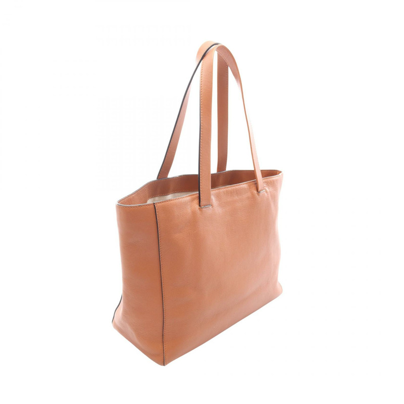 LOEWE EAST WEST SHOPPER SMALL 手提包 308.20.K86 皮革 棕色 二手 女士-1