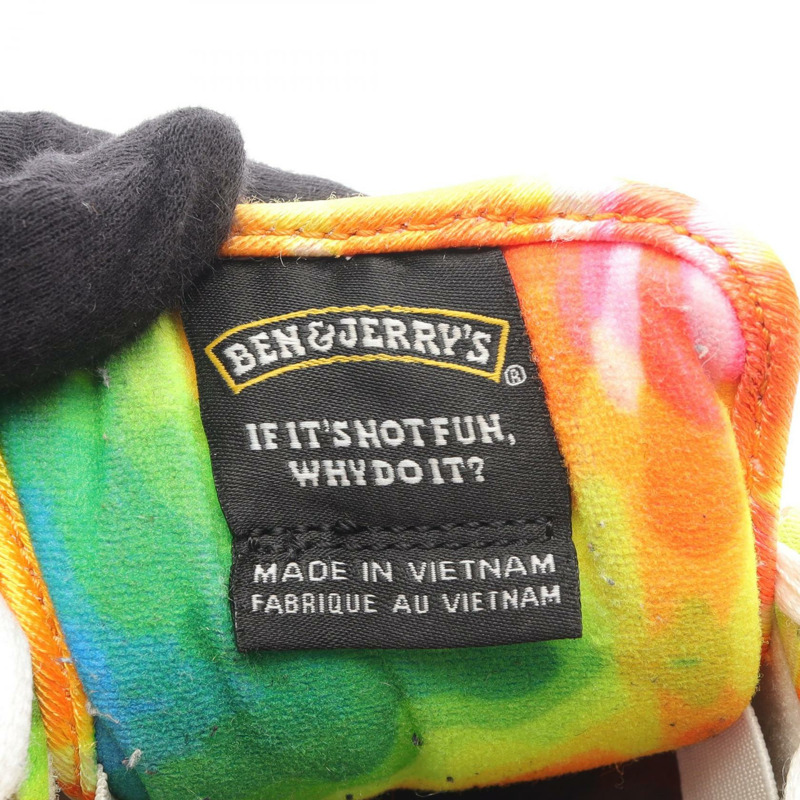 NIKE × BEN & JERRYS SB DUNK LOW CHUNKY DUNKY 運動鞋，真皮材質，美碼 7.5，二手男款-5