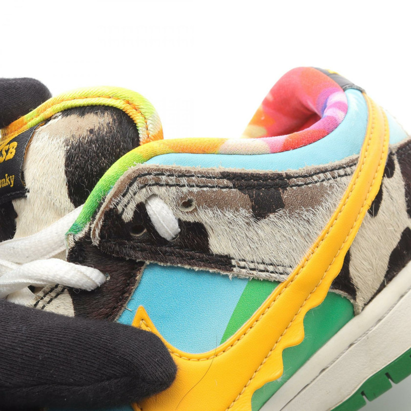 NIKE × BEN & JERRYS SB DUNK LOW CHUNKY DUNKY 運動鞋，真皮材質，美碼 7.5，二手男款-7