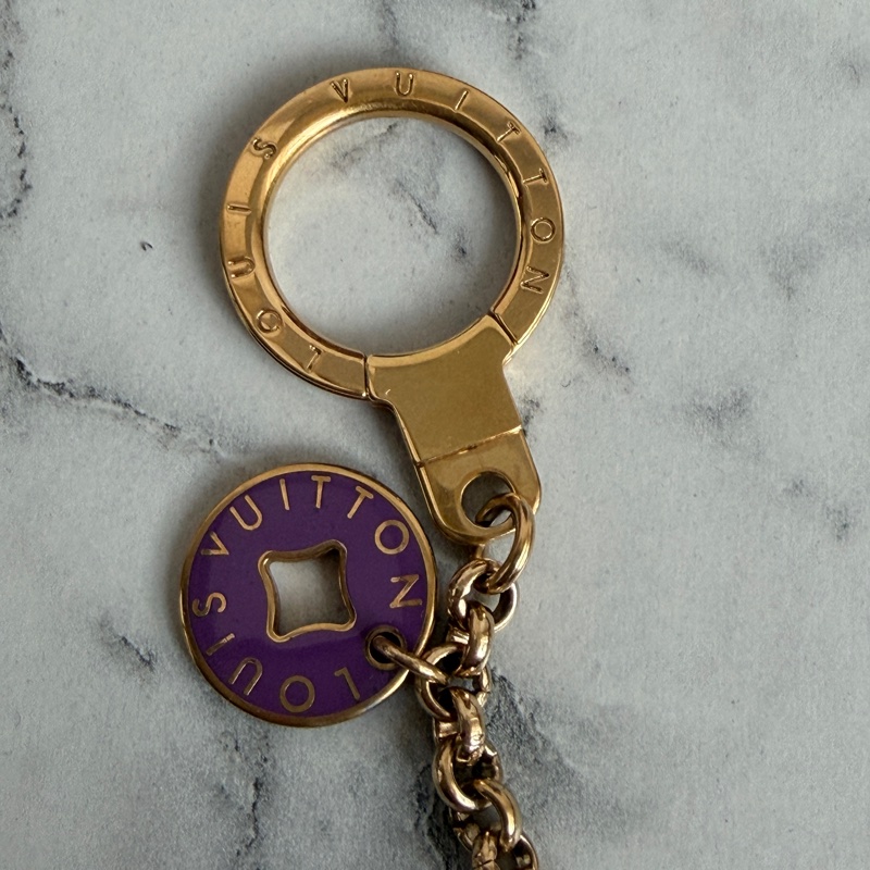 lv花卉彩色掛飾金屬鏈💙-12