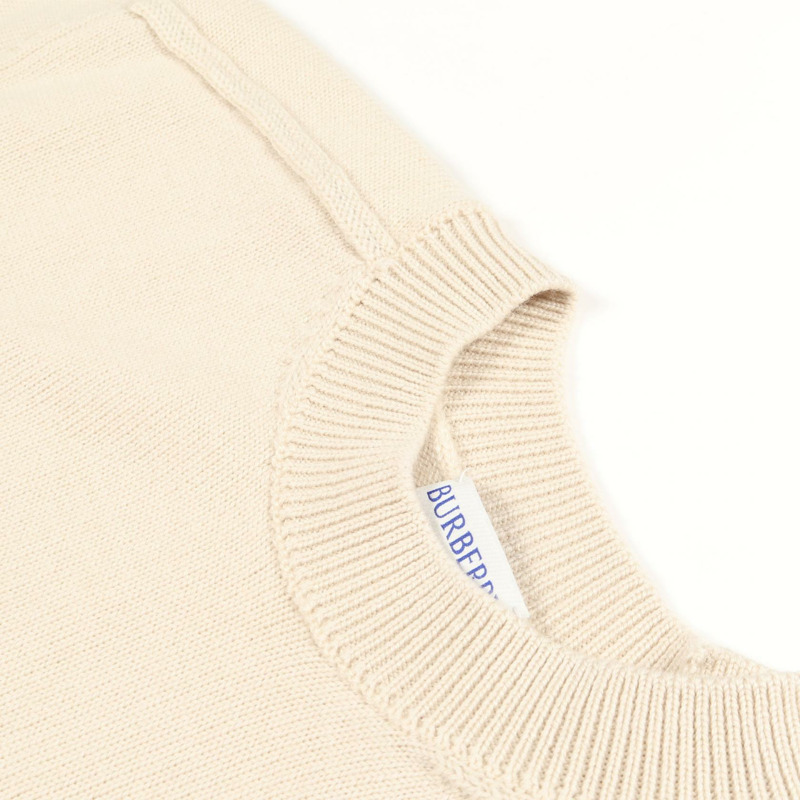BURBERRY 針織套頭毛衣 羊毛衫 米色 #S 二手 女款-5