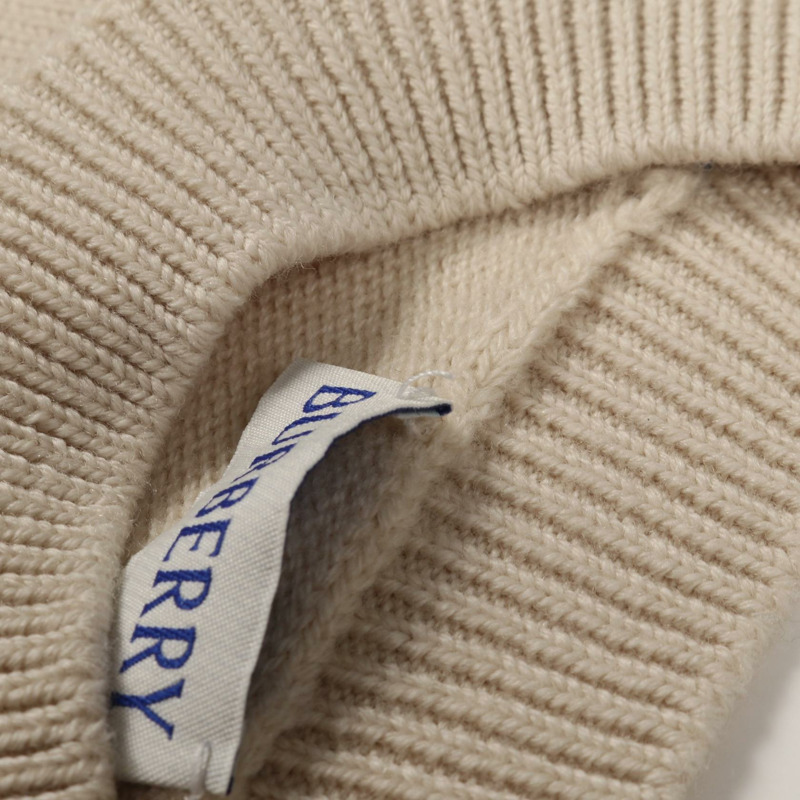 BURBERRY 針織套頭毛衣 羊毛衫 米色 #S 二手 女款-6