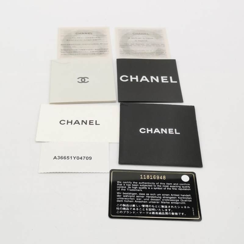 Chanel磨砂皮純色絎縫雙C扣單肩包-8