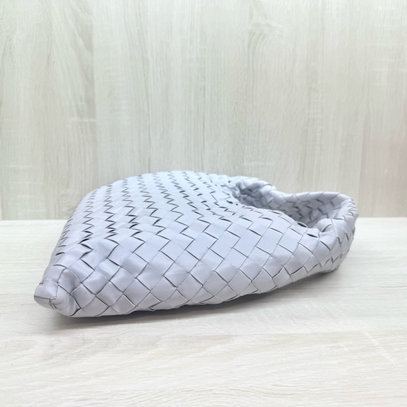 BV淡薰衣草紫小牛皮Hop編織肩背包763966-2