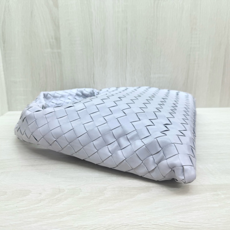 BV淡薰衣草紫小牛皮Hop編織肩背包763966-3