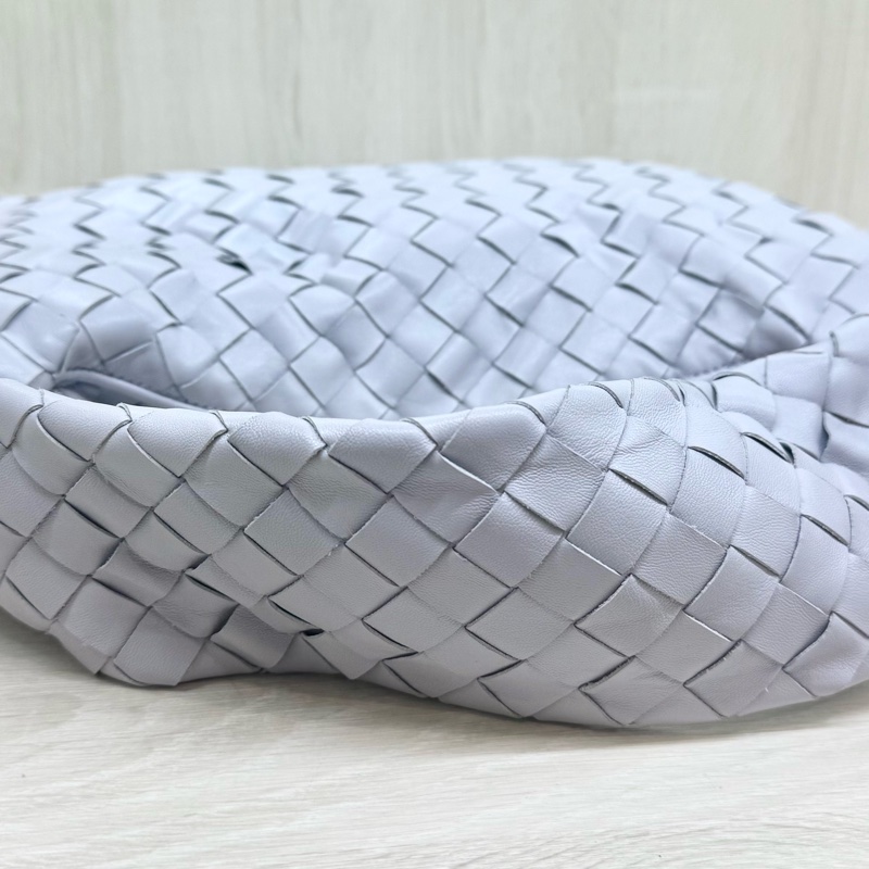 BV淡薰衣草紫小牛皮Hop編織肩背包763966-20