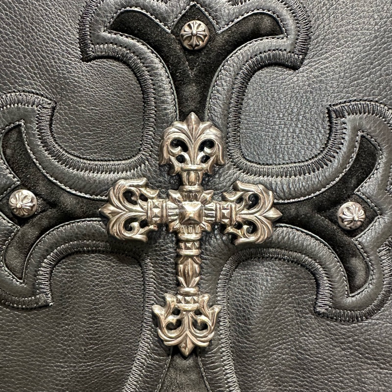 Chrome Hearts 口袋拉链休闲皮马甲-2