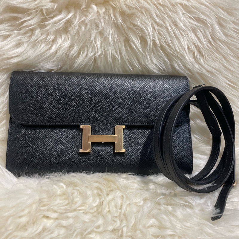 Hermès Constance To Go 黑色玫瑰金扣-0