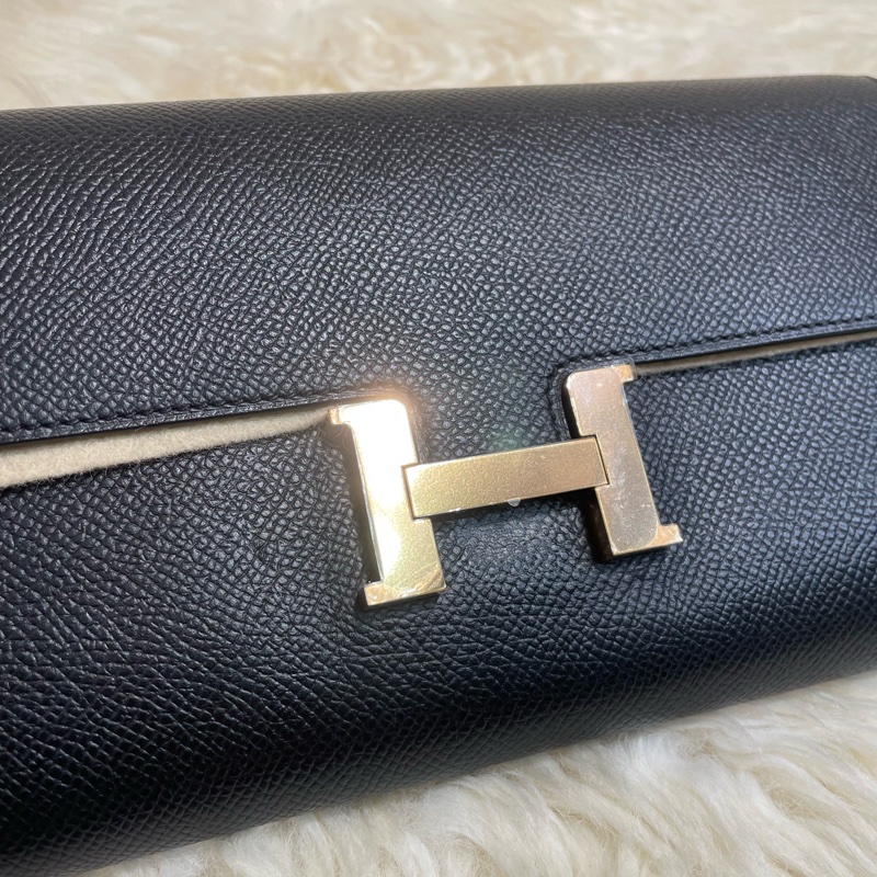 Hermès Constance To Go 黑色玫瑰金扣-6
