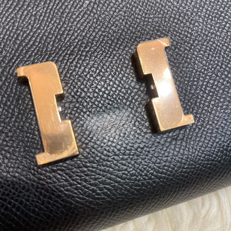 Hermès Constance To Go 黑色玫瑰金扣-10