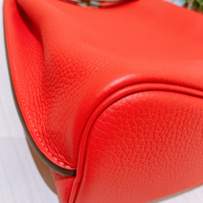 TK1917 HERMES 愛馬仕 凱莉扣帶 單肩 斜挎包 SO KELLY 22CM TOGO ROSE X PHW-6