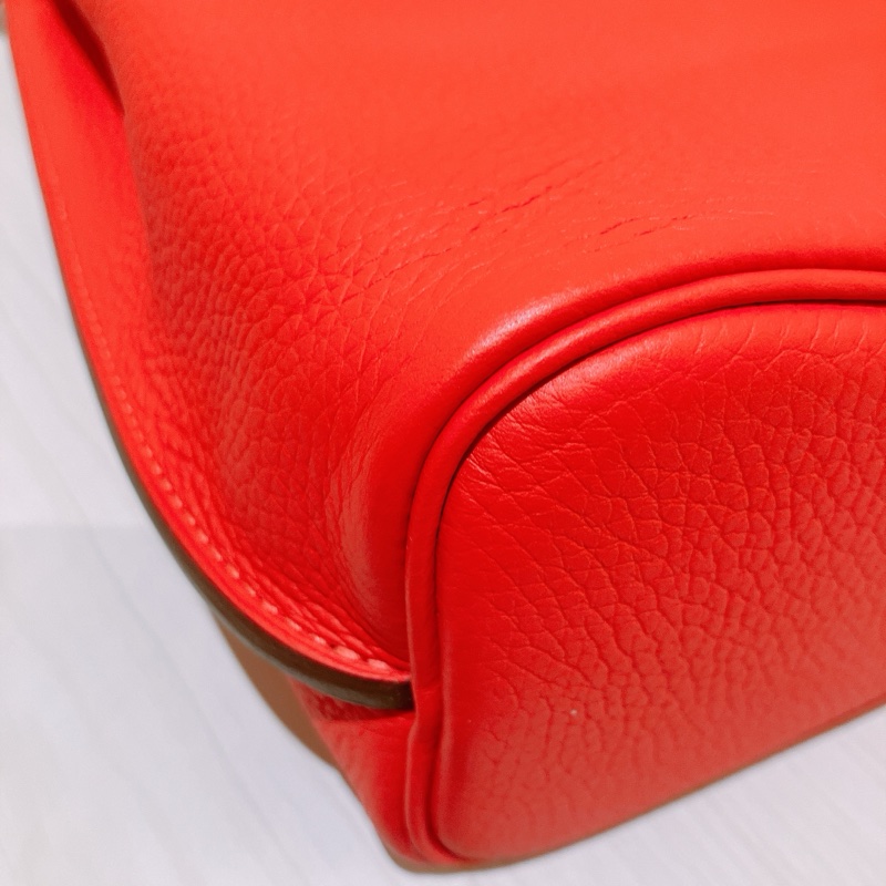 TK1917 HERMES 愛馬仕 凱莉扣帶 單肩 斜挎包 SO KELLY 22CM TOGO ROSE X PHW-9